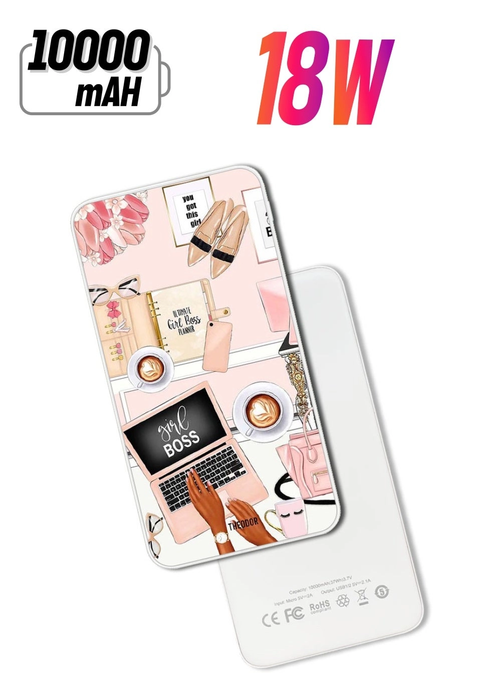 EX_PPBA199 - 10000 mAh 18W PD Fast-Charging