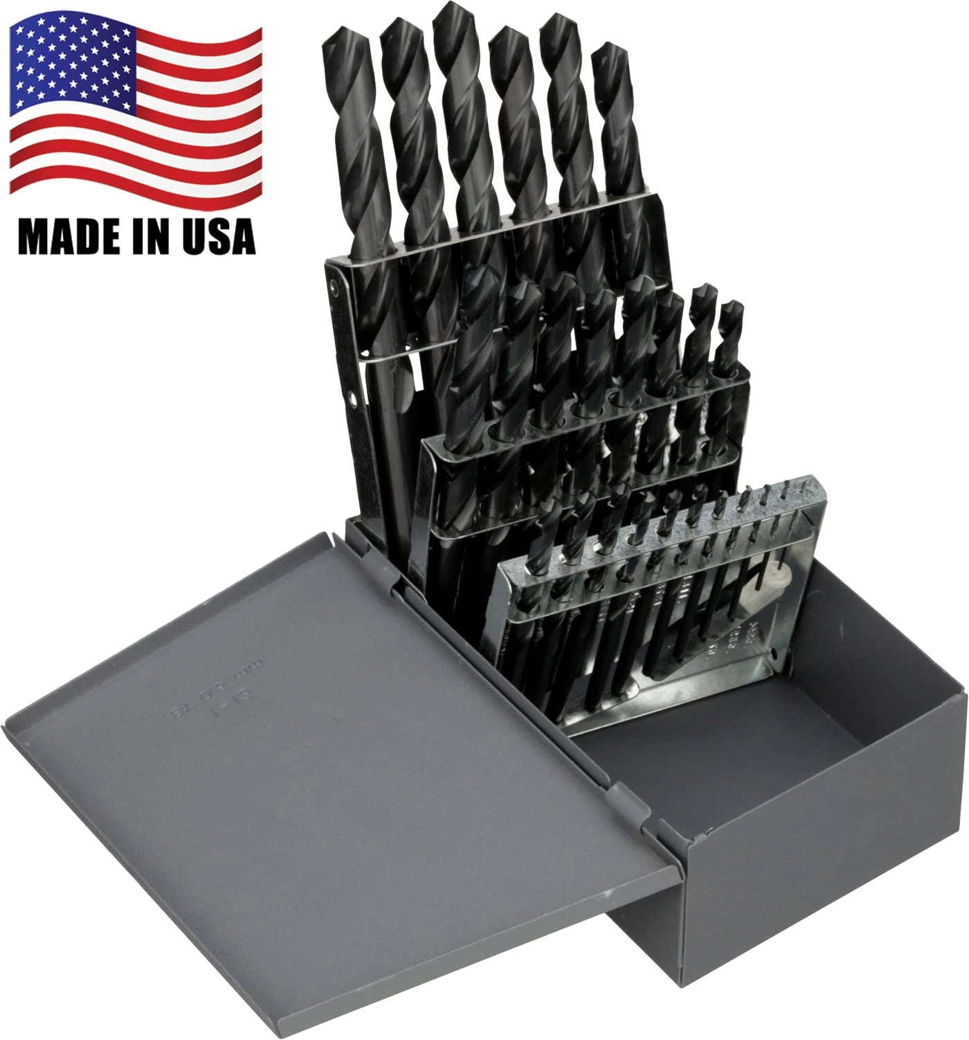 57725 150 Series High-Speed Steel Jobber Length Drill Bit Set - High-Speed Steel 25-piece 1.0mm - 13.0mm