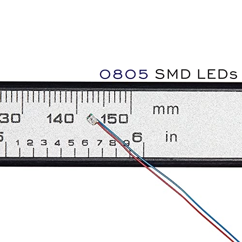 0805 SMD LED - 50PCS Pre-wired Multicolor Blinking