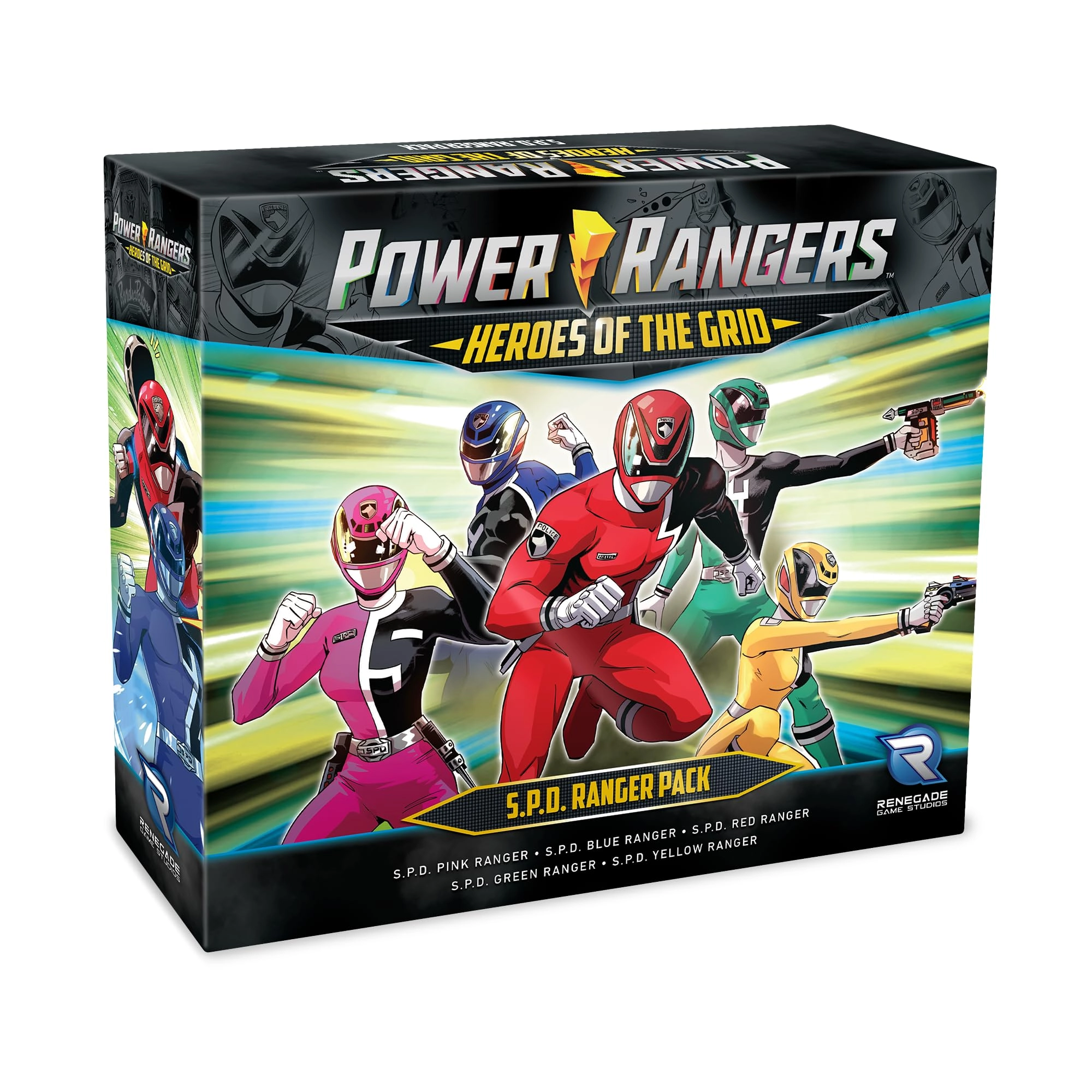 Power Rangers Heroes of The Grid: S.P.D Ranger Pack