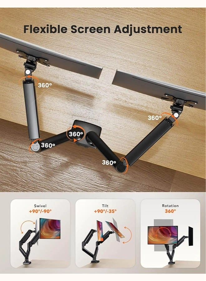 Dual Monitor Mount - Dual 32 inches 100x100mm