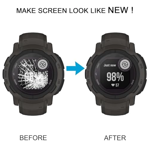 LCD Screen with Digitizer Full Assembly for Garmin Instinct
