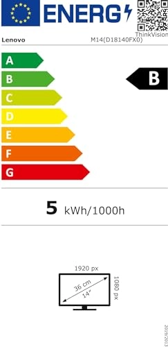 ThinkVision M14d - 63AAUAT6WL 14 Inches 2240x1400