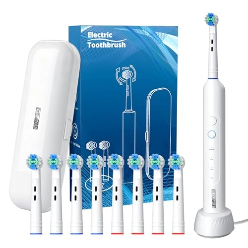 3862 - 8 Brush Heads 3 Modes White