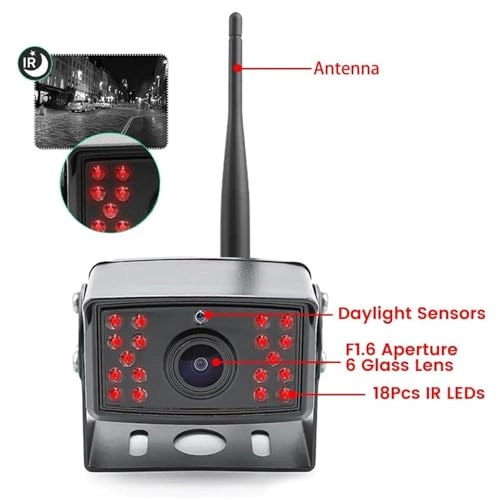 Rearview Camera DVR - Night vision Wireless HD 720P