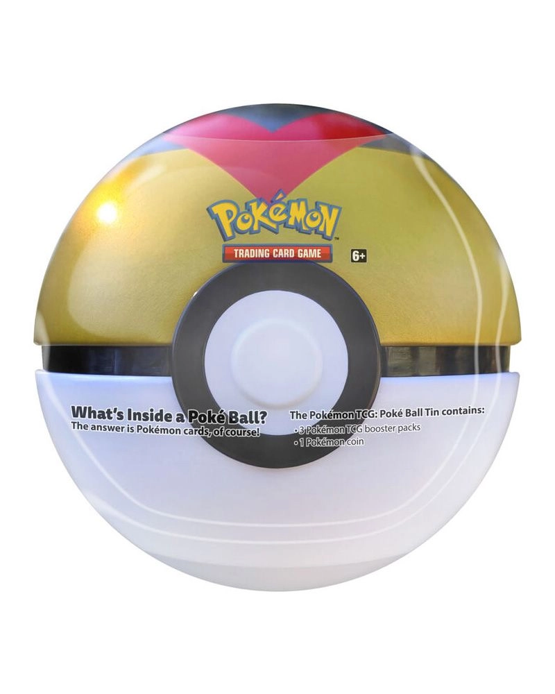 Poké Ball Tin - 1 Random Ball 3 Booster Packs Coin