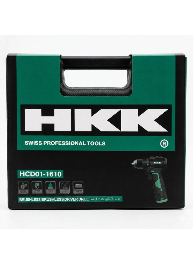 16V Cordless Drill Driver - 2000mAh