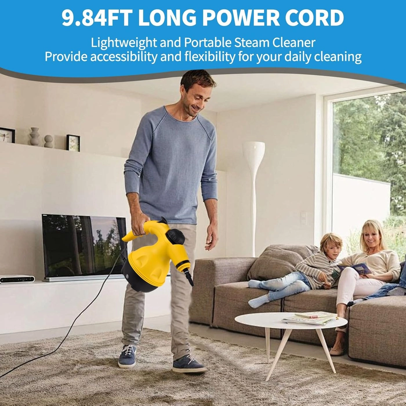 High Temperature Steam Cleaner - 1000W Handheld