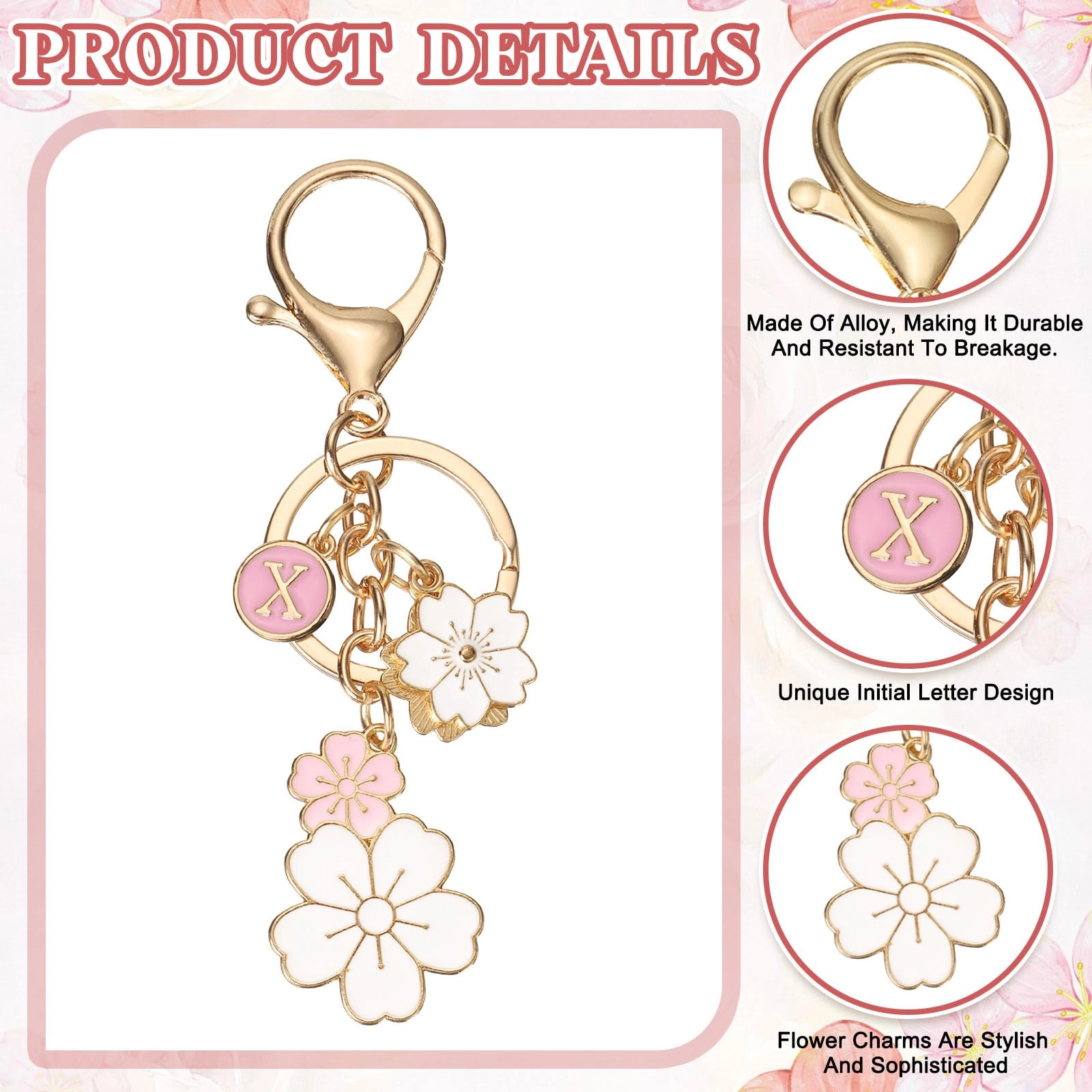 Initial Keychain - Letter