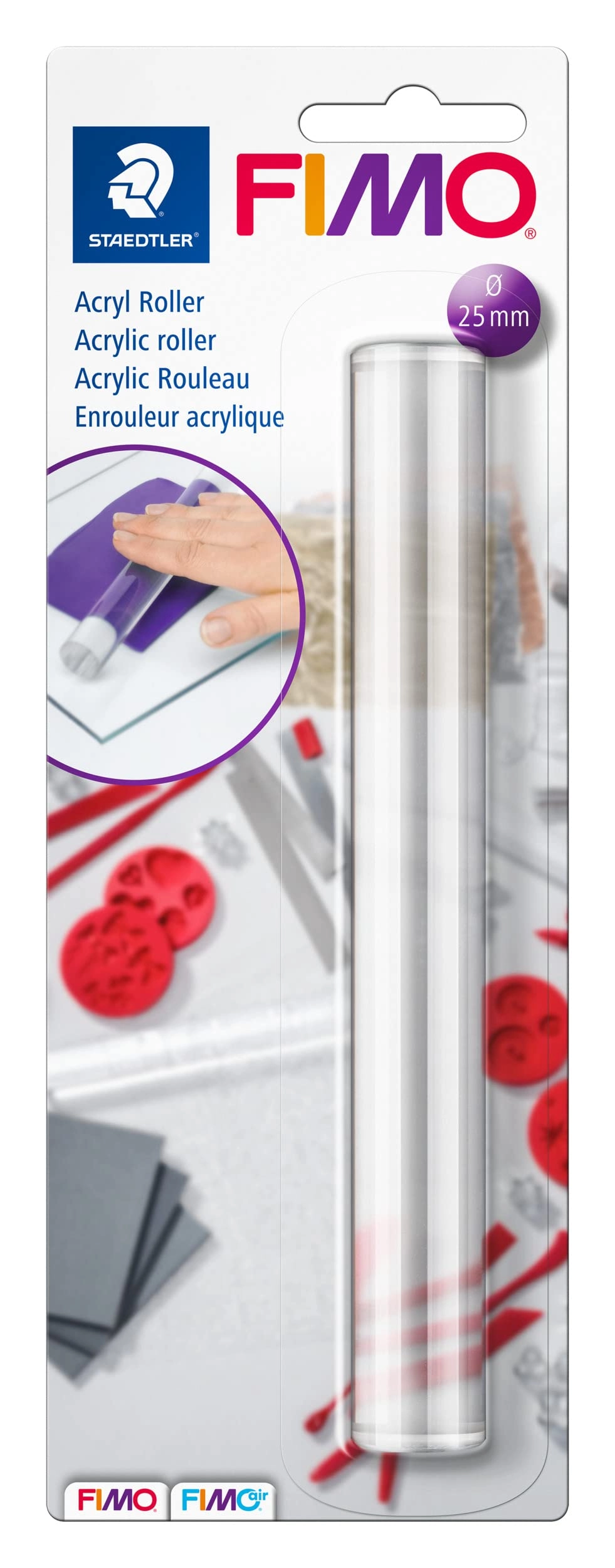 Staedtler Acrylic Roller - 24 x 15 x 2 Centimeters Transparent