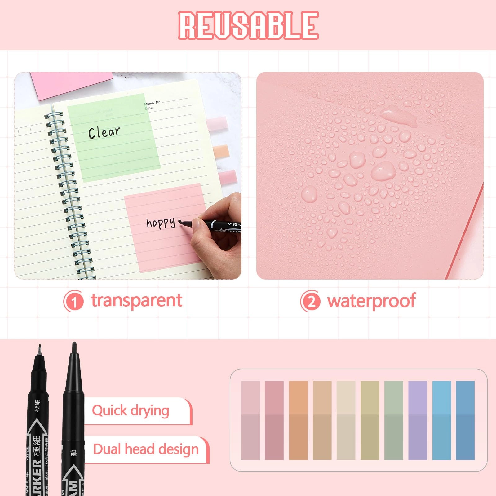 Aesthetic Book Annotation Kit - 39 Pcs