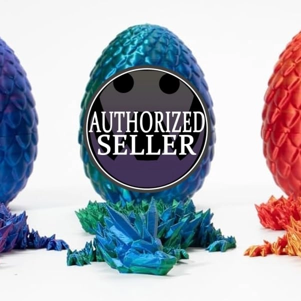 3D Printed Dragon in Egg