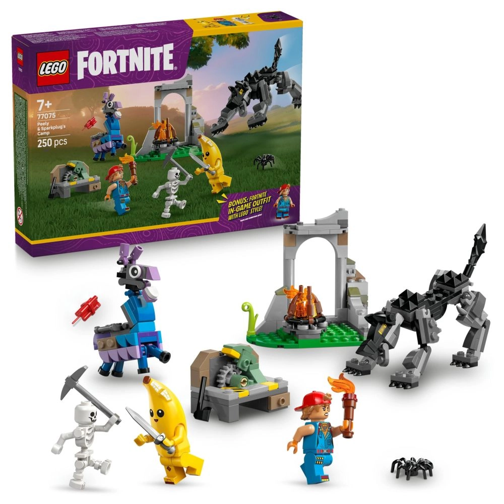 LEGO FORTNITE Peely & Sparkplug’s Camp (77075)