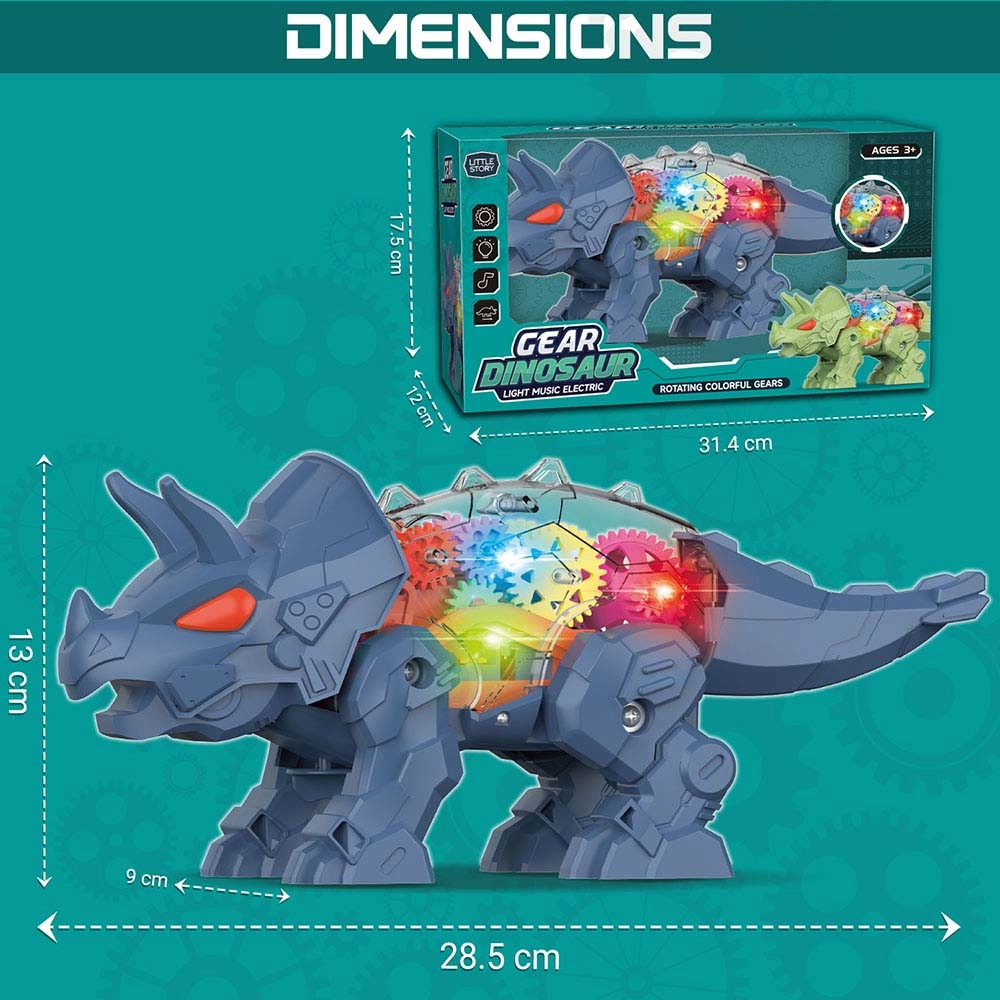Electric DIY Gear Dinosaur - 3 +