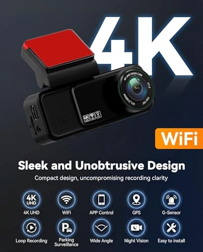 4K Dashcam - 1080P 4K+2K