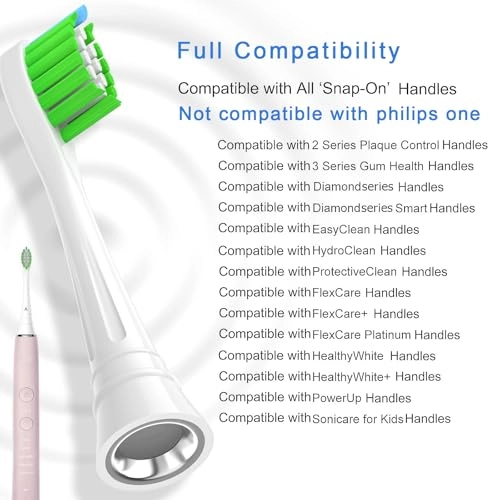 Senstive Replacement Brushes - 8 piece(s) White