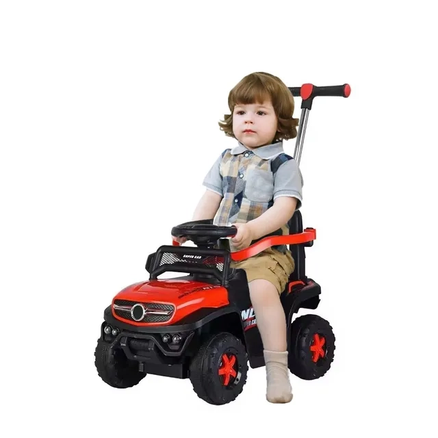 Mercedes Benz Kids Push Car - Red 3-in-1