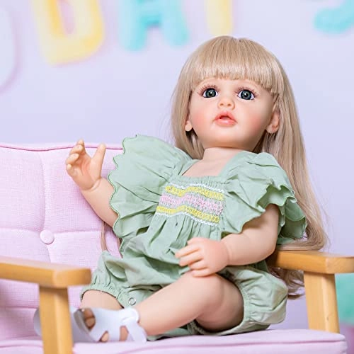 Reborn Baby Doll - 22 inches Full Body Soft Vinyl Girl Ages 3+