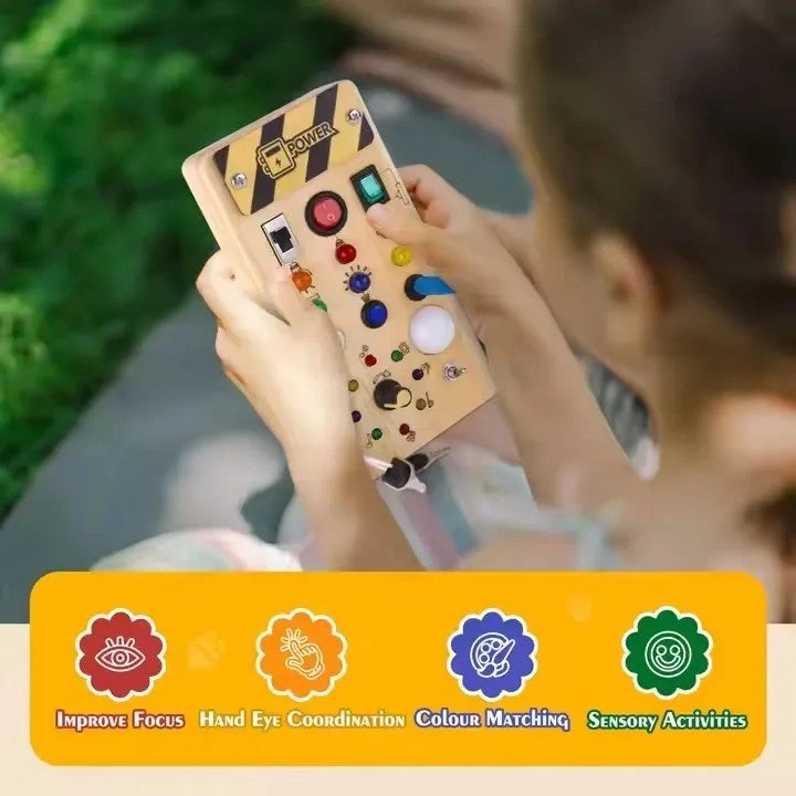 LED Light Switch Sensory Board