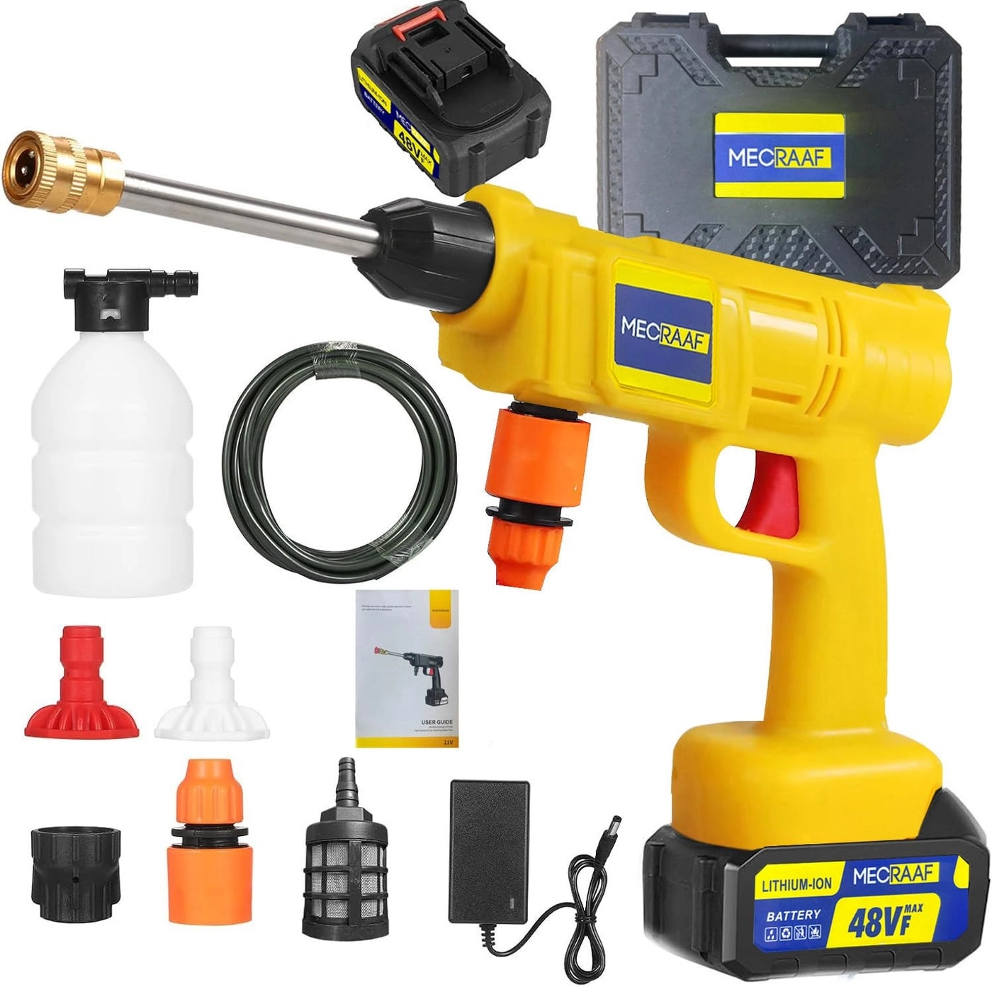 Cordless Pressure Washer - 48Vf 725PSI 5M Hose