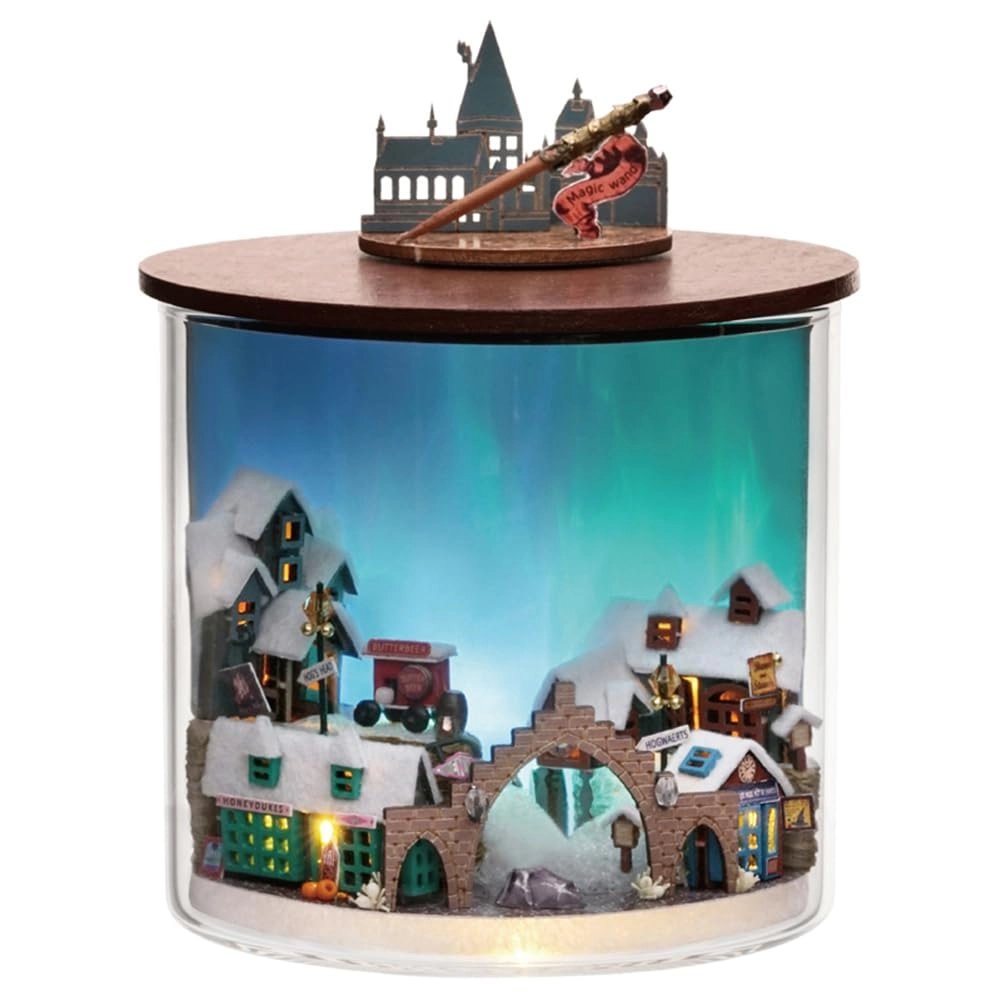 3D Wooden Puzzle Bookshelf Insert - Library of Books 1:24