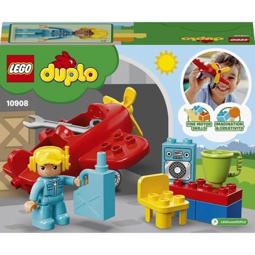 DUPLO Town Plane (10908) - Pilot, Music, Brick
