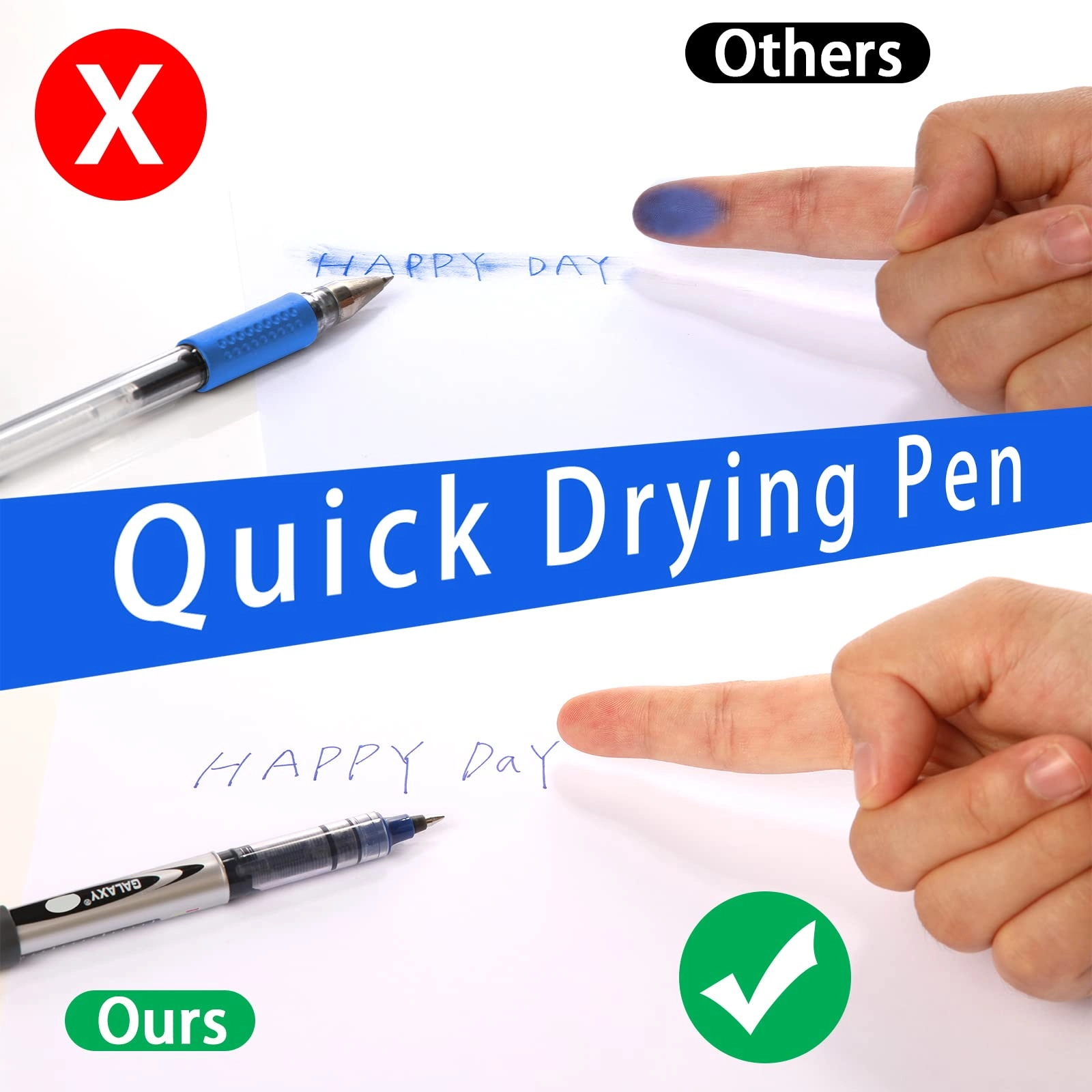 Gel Pens - 16 Pack 0.5mm