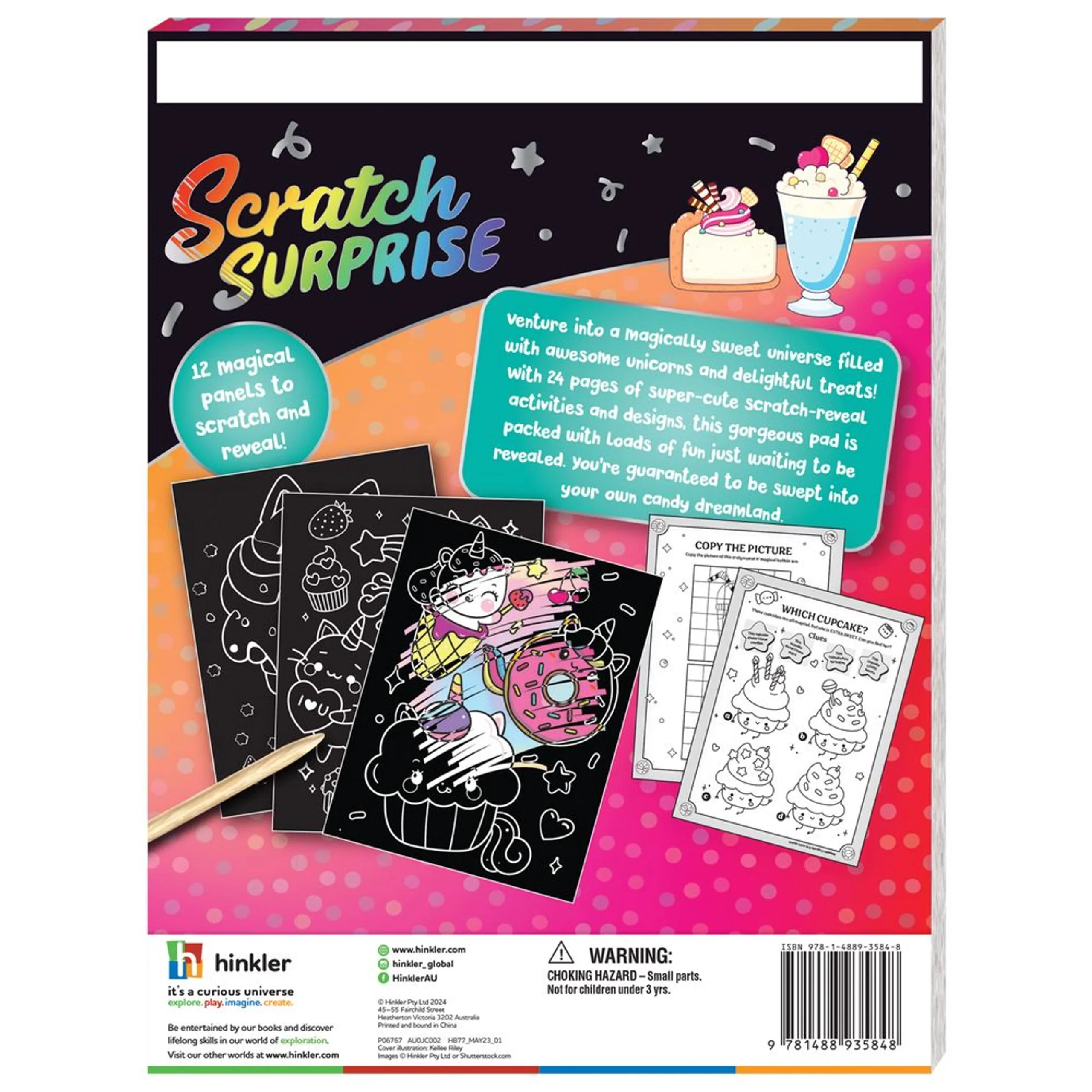 Scratch Surprise Art & Craft Activity Kit - 3+ years