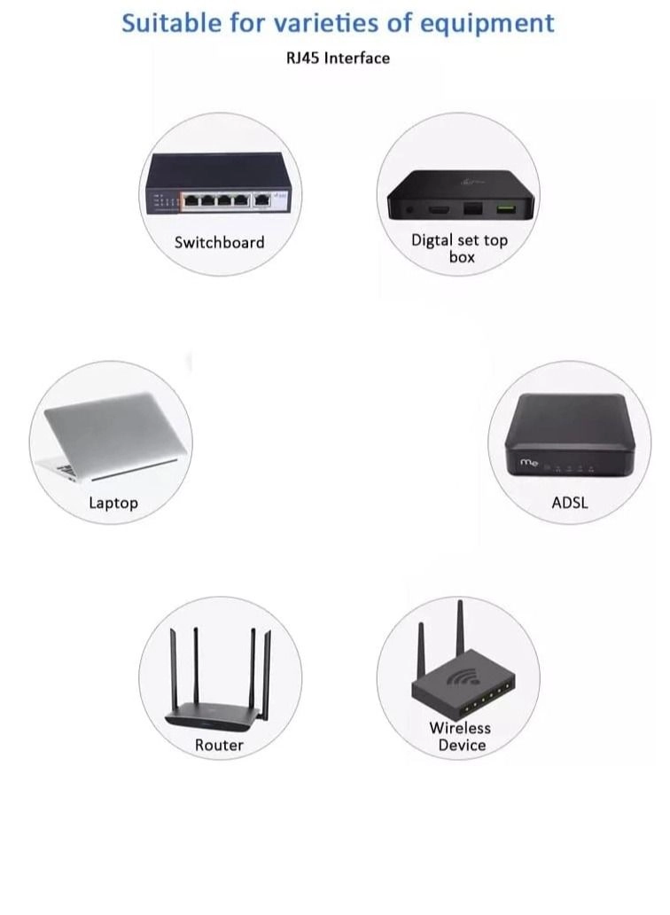 Cat 6 Ethernet Cable - 1M