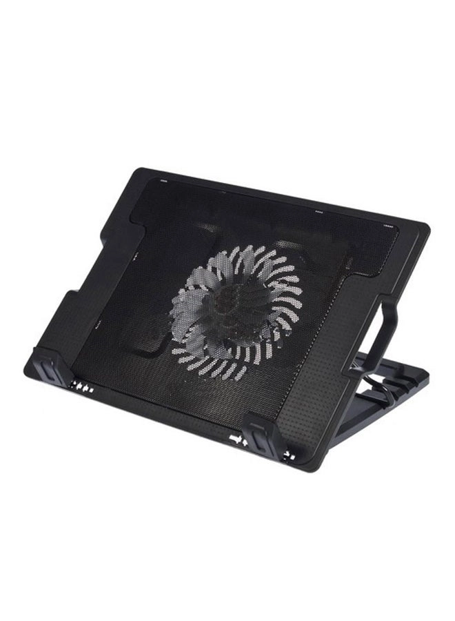 OEM Cooling Fan Pad Stand - 2 USB Port LED Black