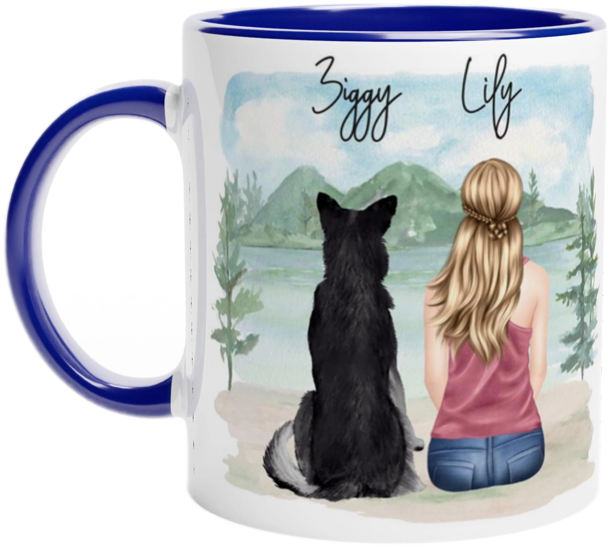 engravables Dog Custom Printed Mug - 1 pcs