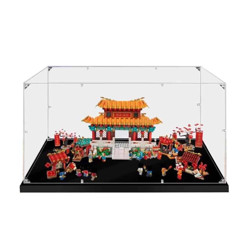 Clear Acrylic Display Case - for Lego 80104 80105 35x30x25cm