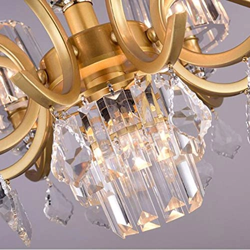 Modern Minimalist Luxury Chandelier - Black and gold 60*43cm