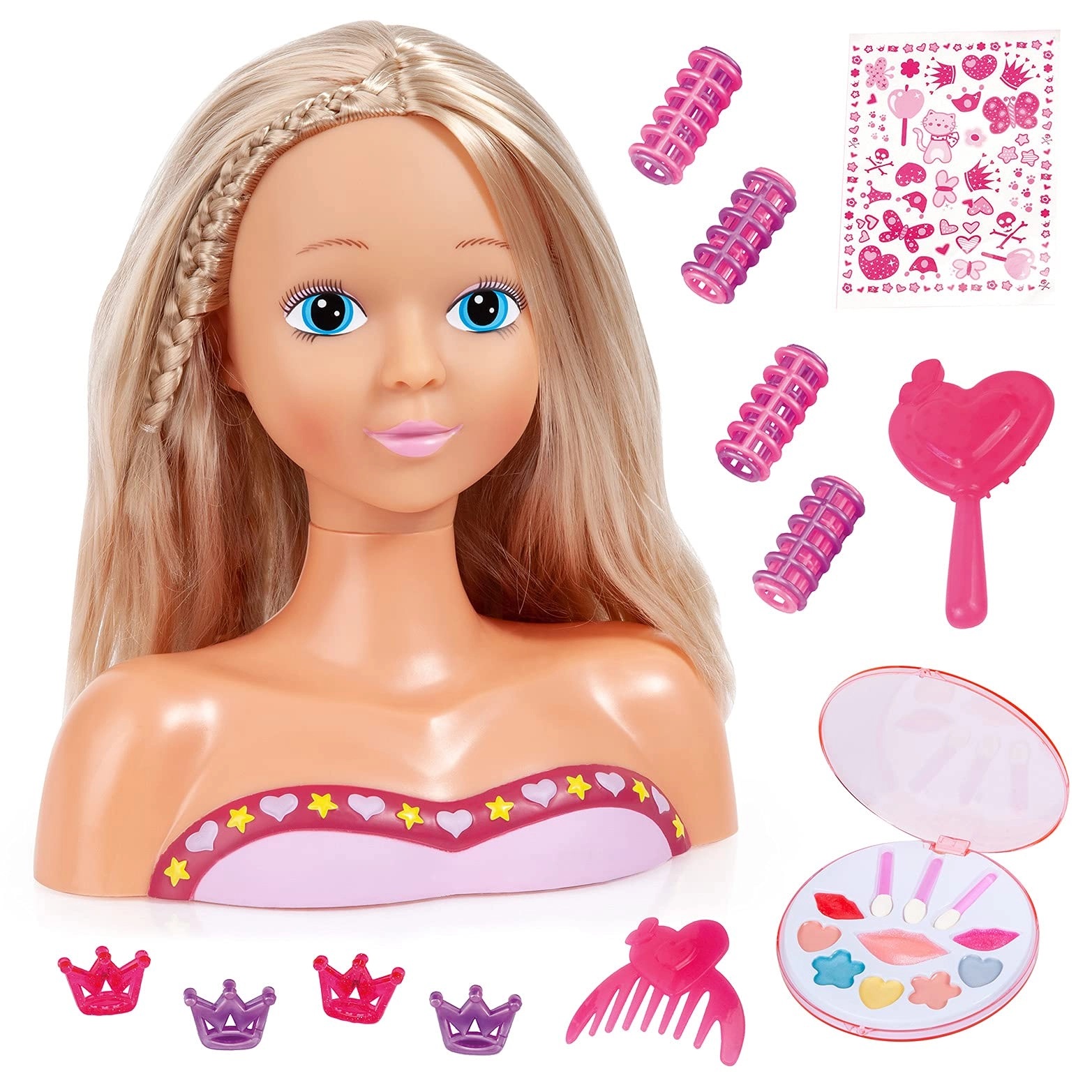 Bayer Design Top Model styling head - 27 cm Blond