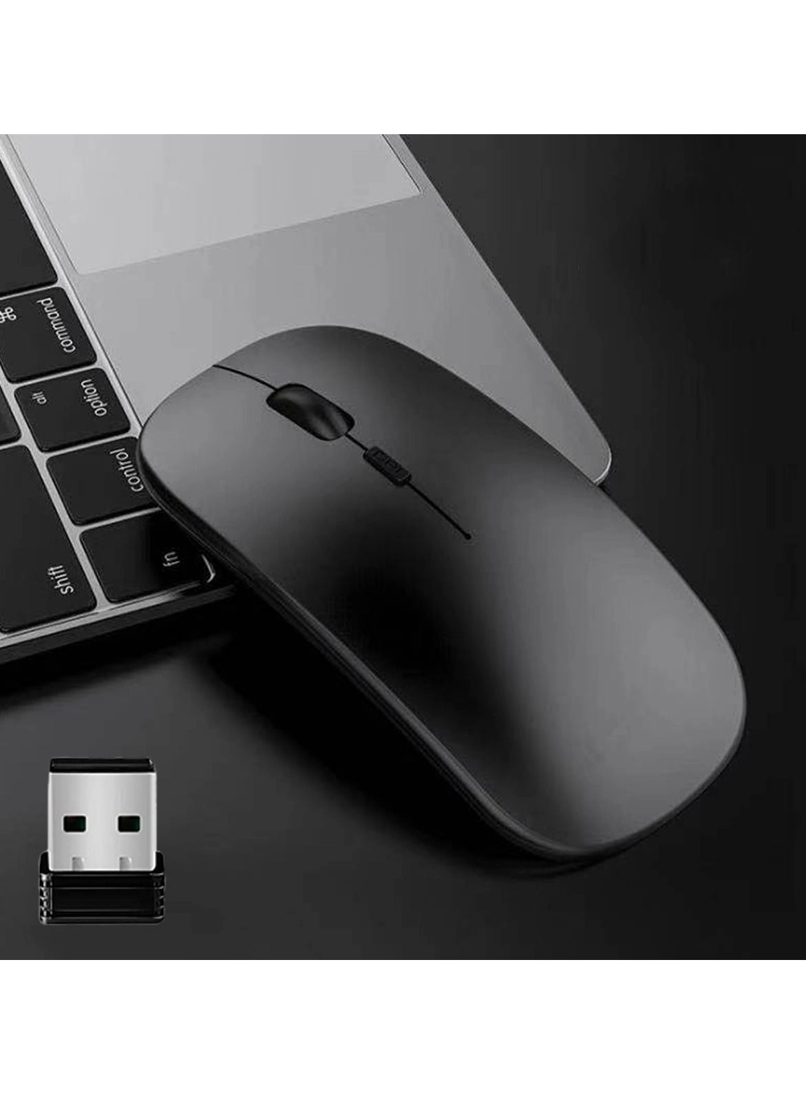 Slim Rechargeable Dual Mode Mouse - Wireless