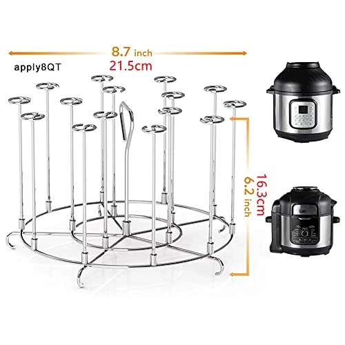 Air Fryer Skewer Rack - stainless steel 15 kebabs