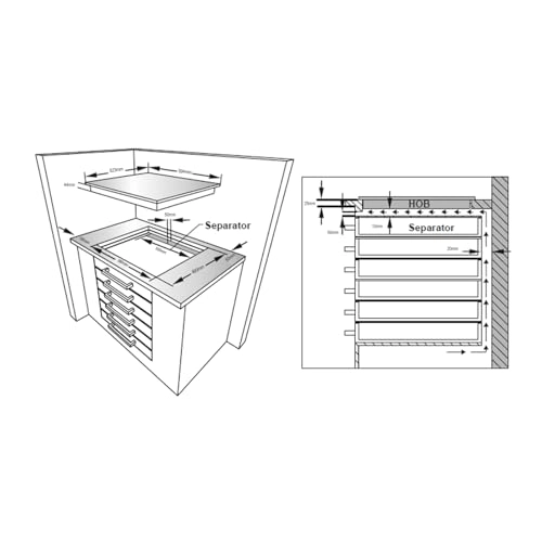 Ferrara BYS-GOG60BK Gas hob