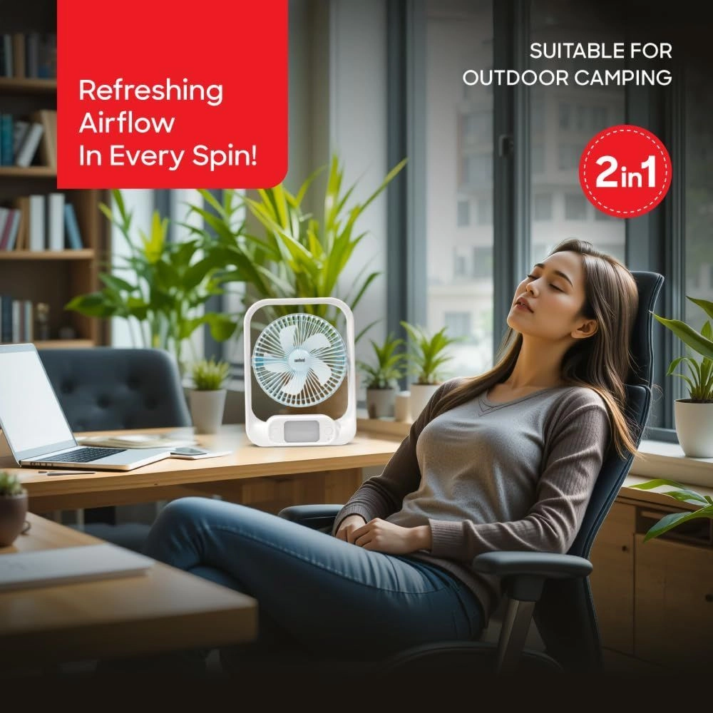 Rechargeable Table Fan - 7”