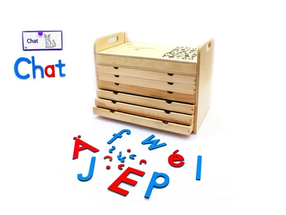 Edu Fun Magnetic Alphabet Letters - 5 Years & Above 151 Letters And 59 Vowels pieces