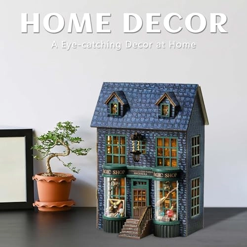 DIY Miniature House Kit - Christmas, Fantasy, Halloween, Movie