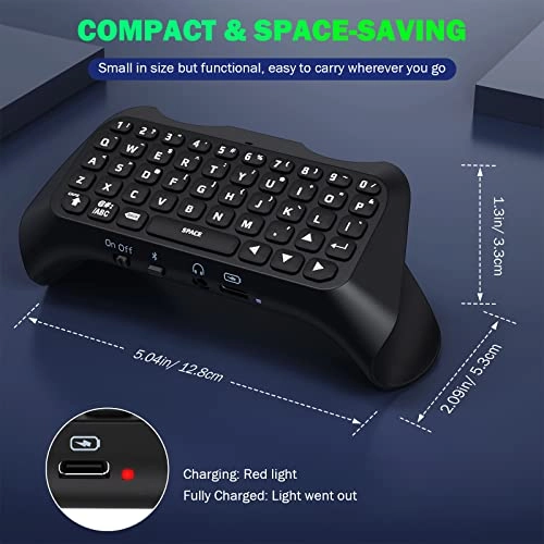 RGB Backlight Keyboard - Bluetooth PS5