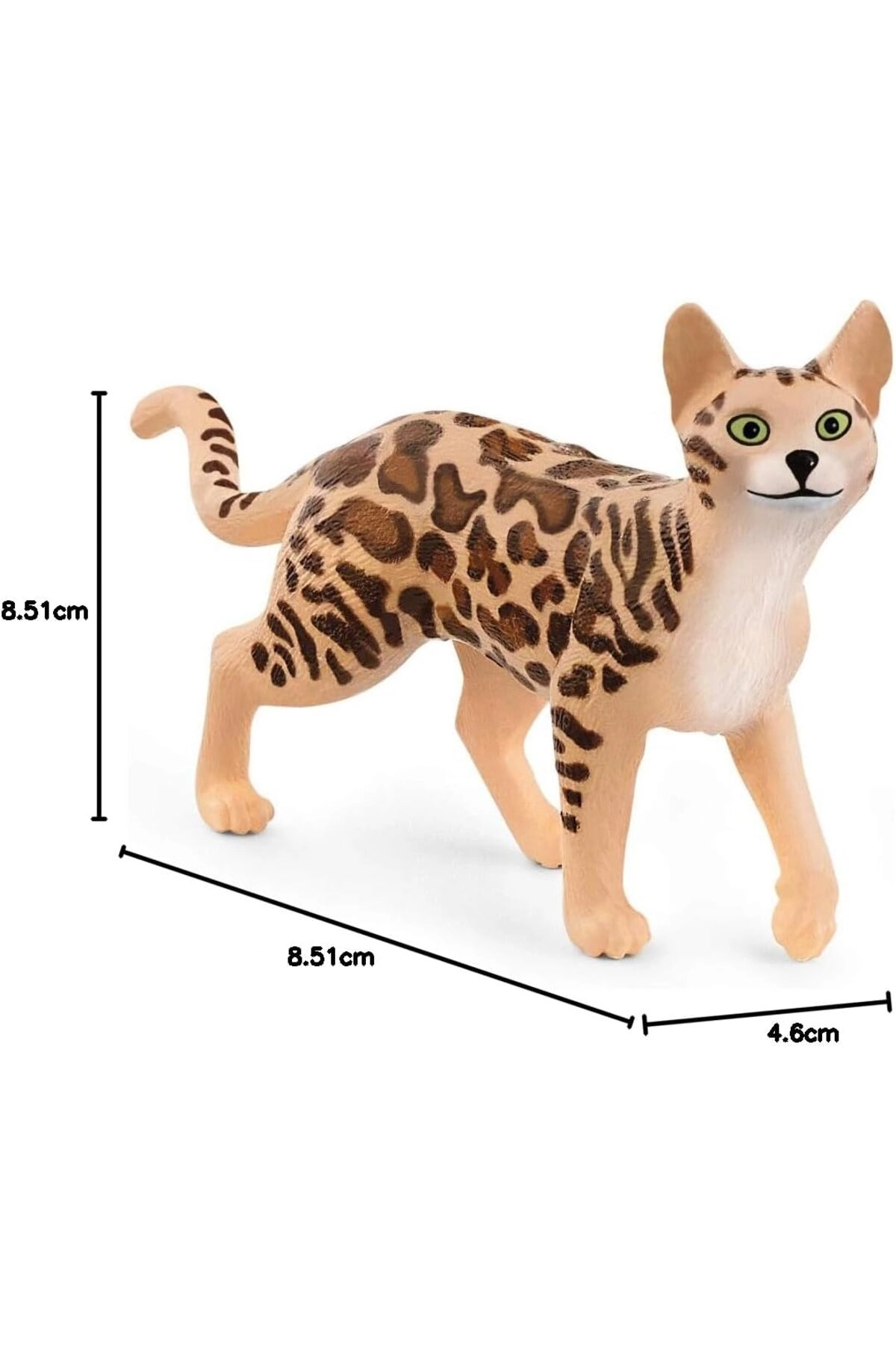 Bengal Cat - 3 1 Piece (8.5 cm) (13918)