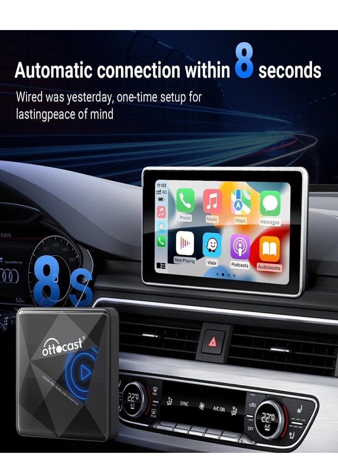 U2-AIR Pro - OEM Wired CarPlay Cars