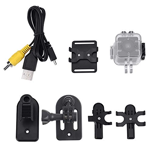 Bewinner 1080P Underwater Waterproof Action Camera, HD Mini Camera Camcorder with Bracket, Night Vision, Motion Detection, Rechargeable Battery for Vlog, Home Security