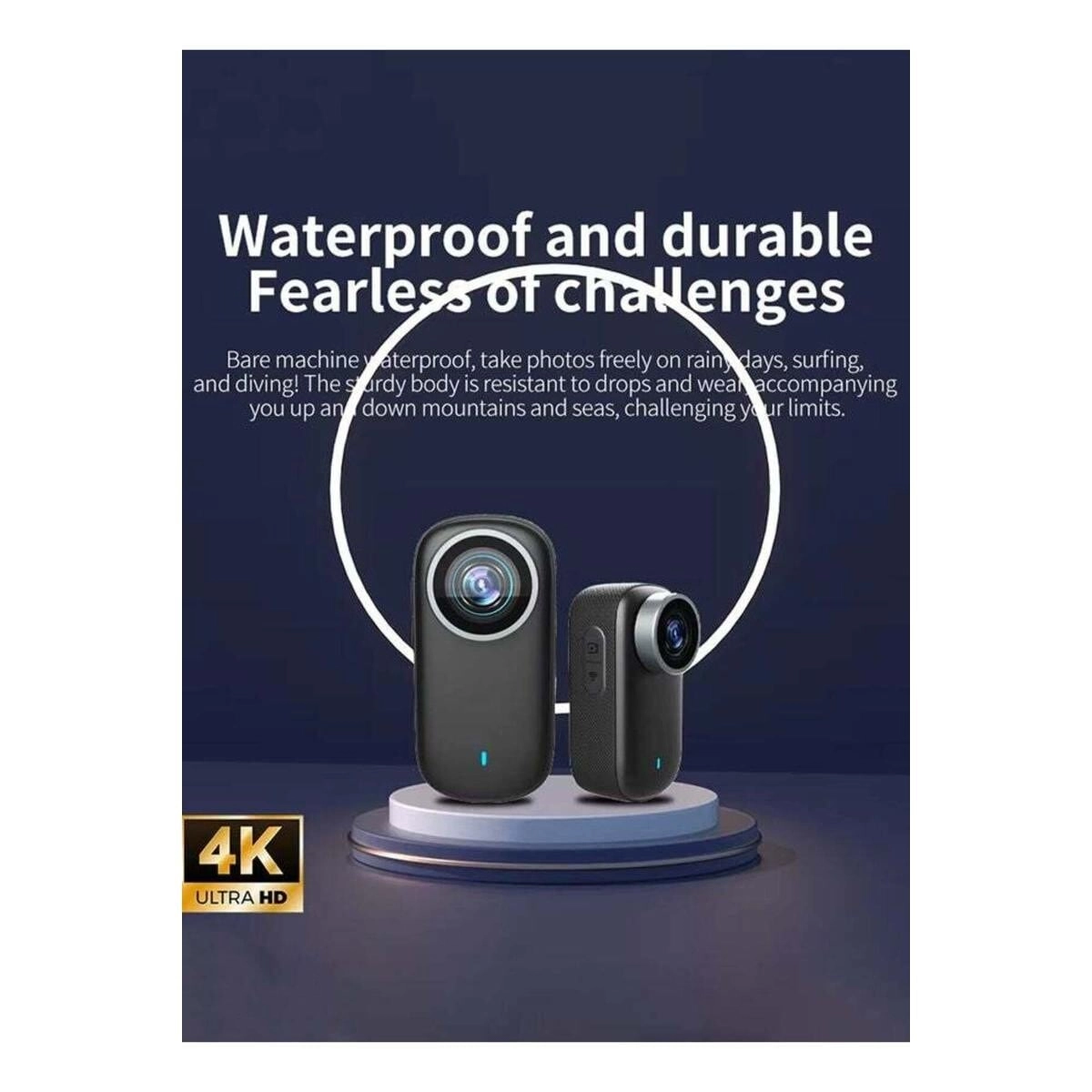 Portable WiFi Mini Sports Camera - 128GB 4K