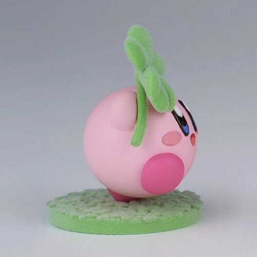 Kirby Fluffy Puffy Mine Play In The Flower (4 cm)