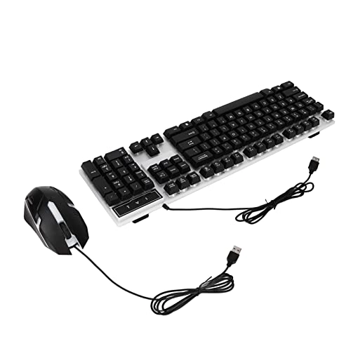 104 Key Ergonomic Backlight Keyboard Combination - Wired