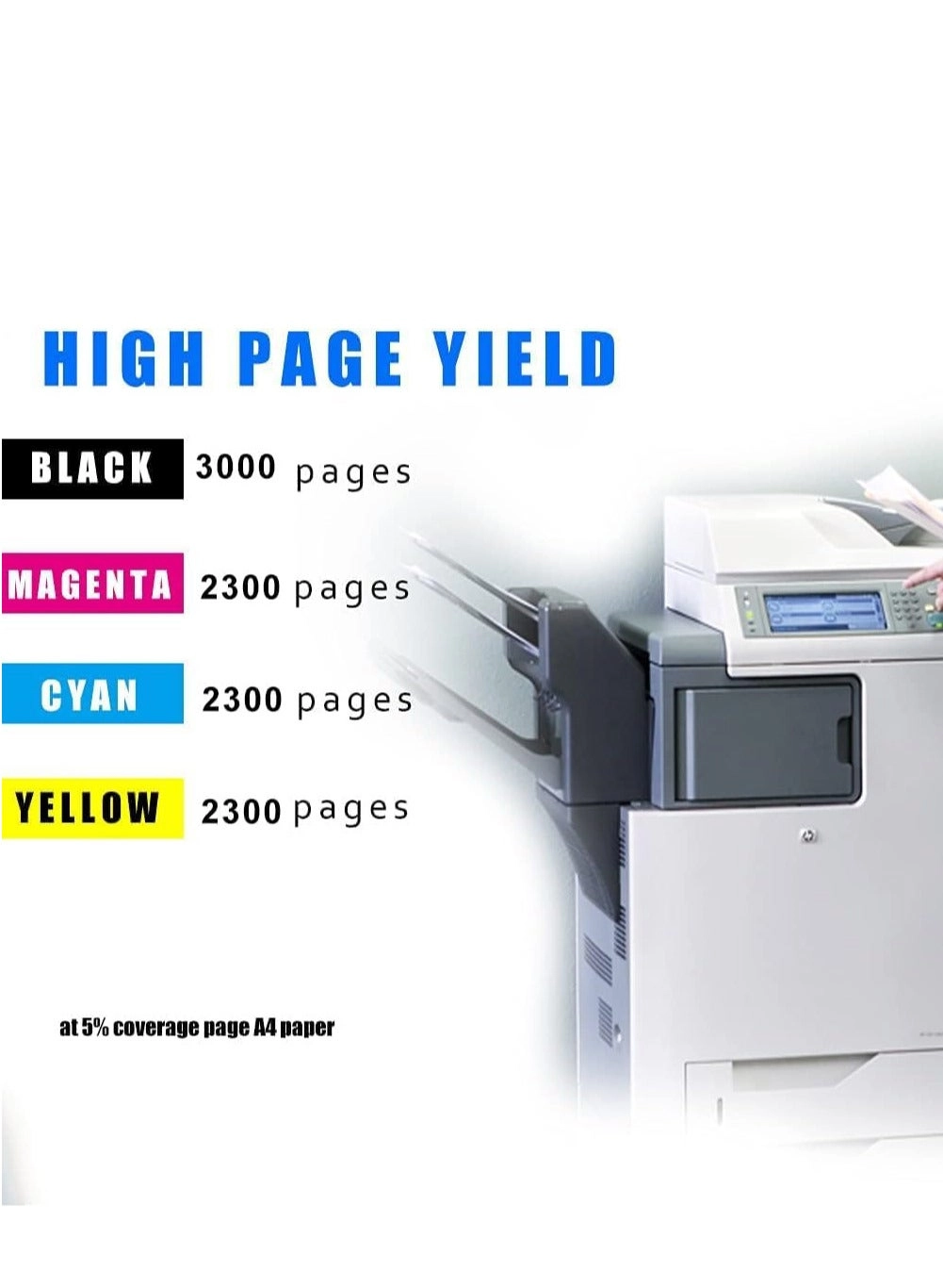 Toner 273 - Black, Cyan, Magenta, and Yellow.