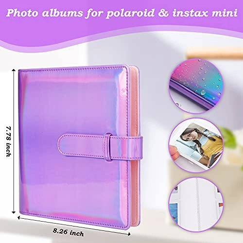 2x3" 256 Pockets PU Leather Photo Album