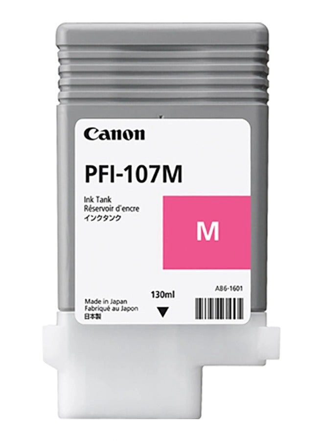 Canon PFI107M Standard Yield Magenta 1 Pack
